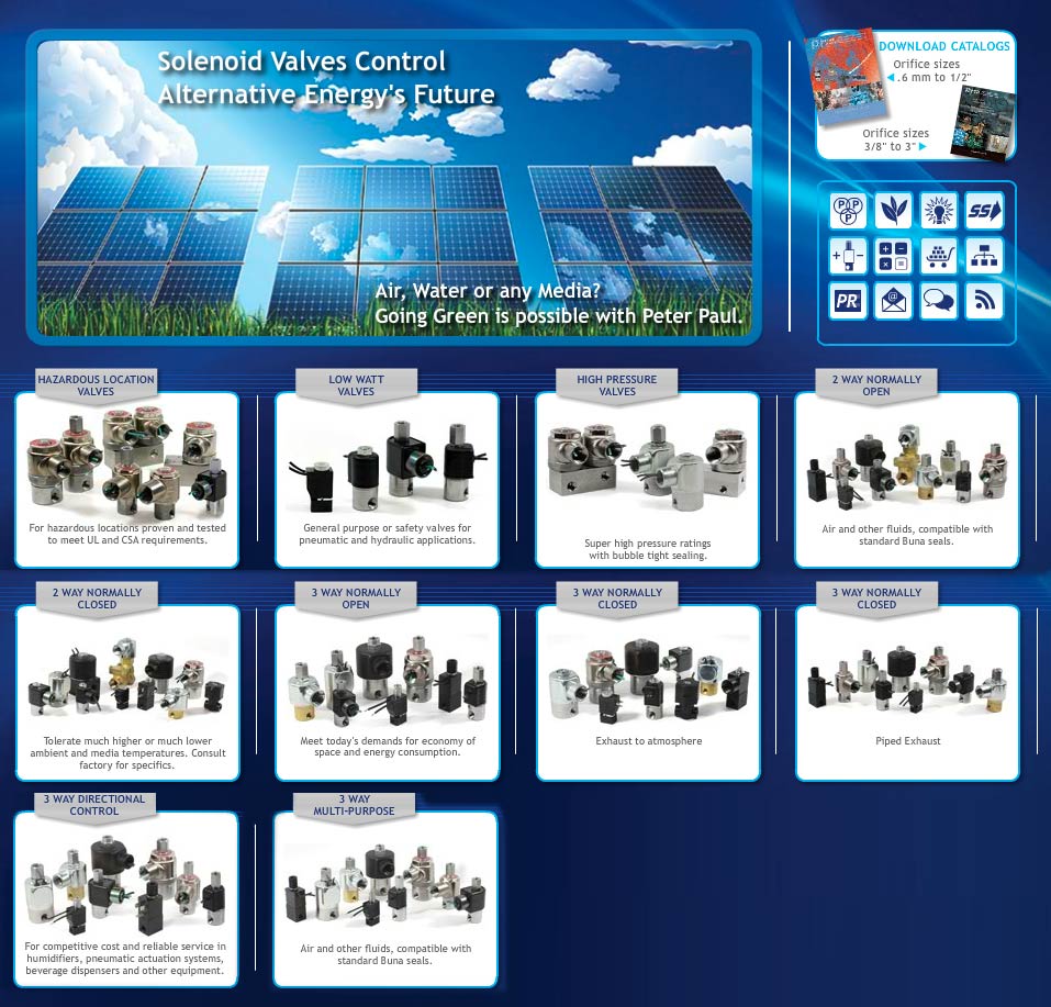 Solenoid Valves by Peter Paul Electronics