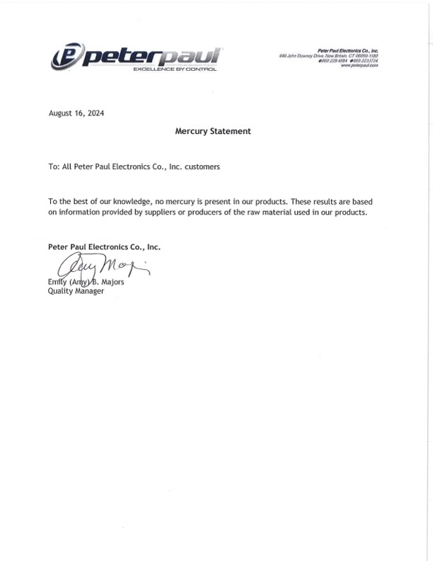 Mercury Statement