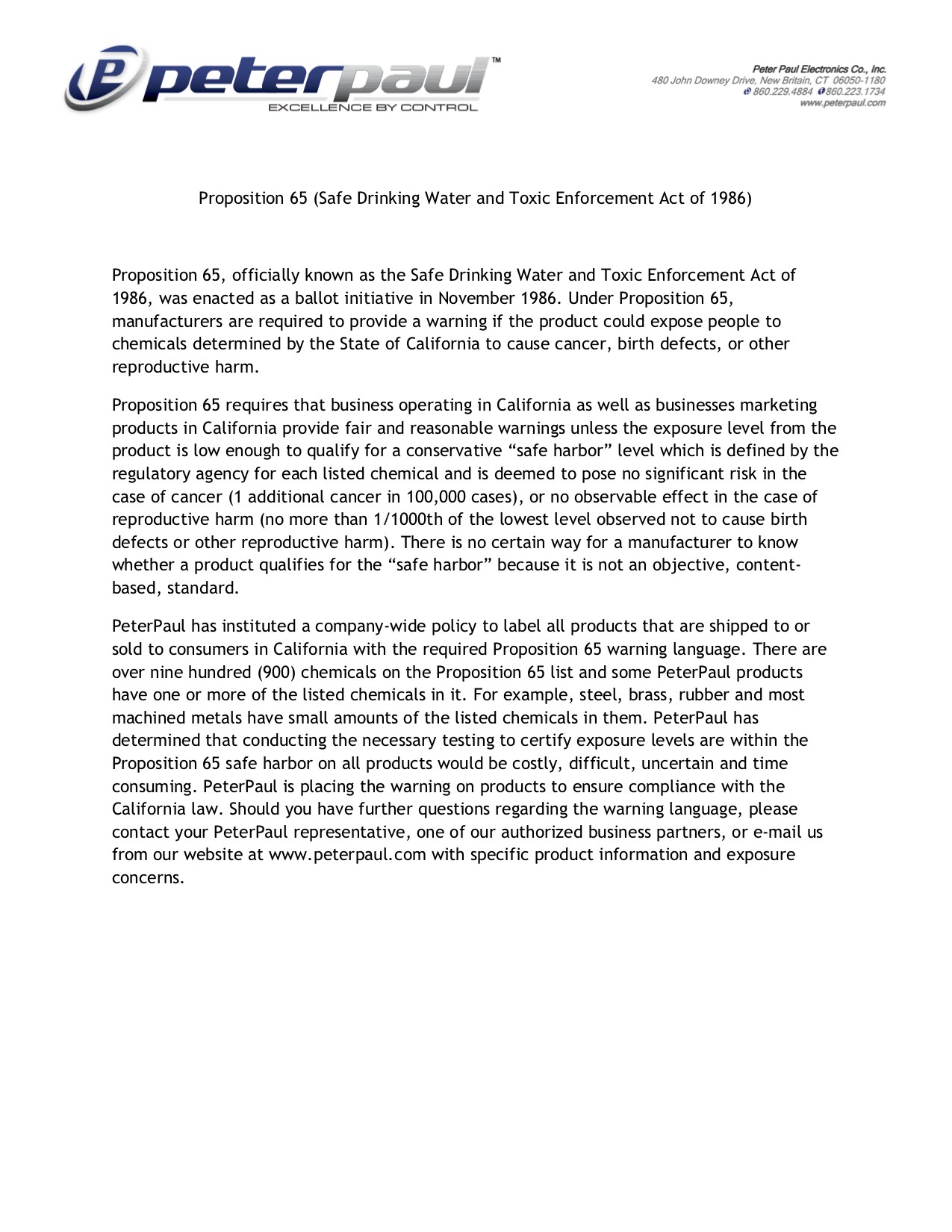 Proposition 65