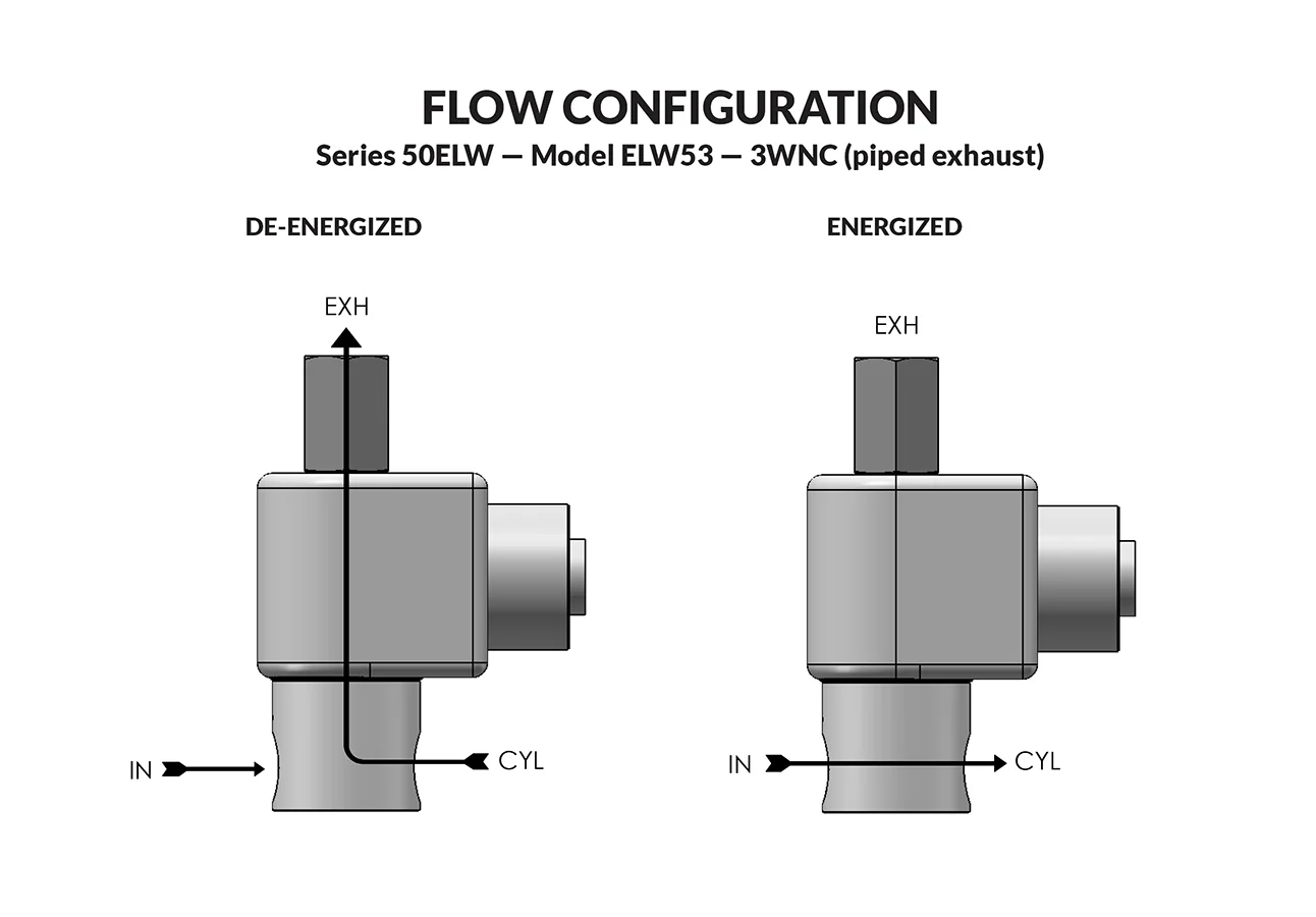 Series 50 ELW Model ELW53 flow diagram