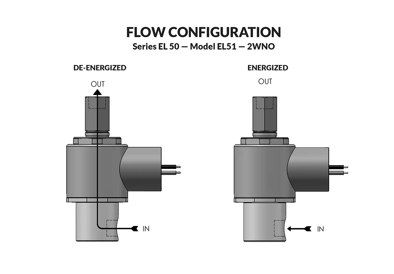 Series EL 50 Model EL51 flow diagram