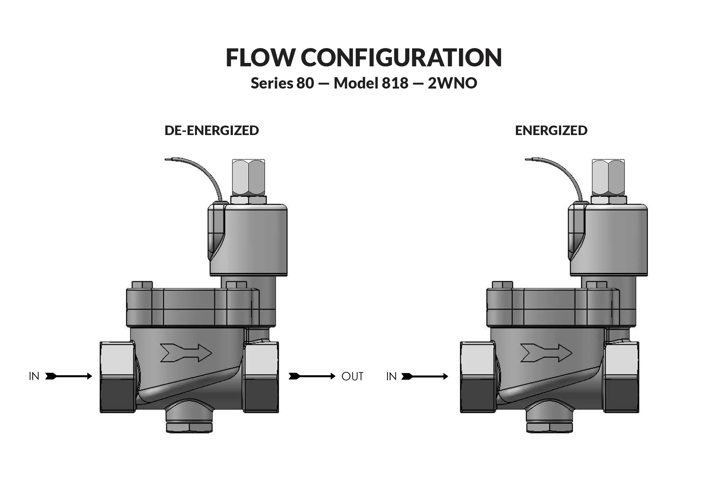 Series 80 Model 818 flow diagram