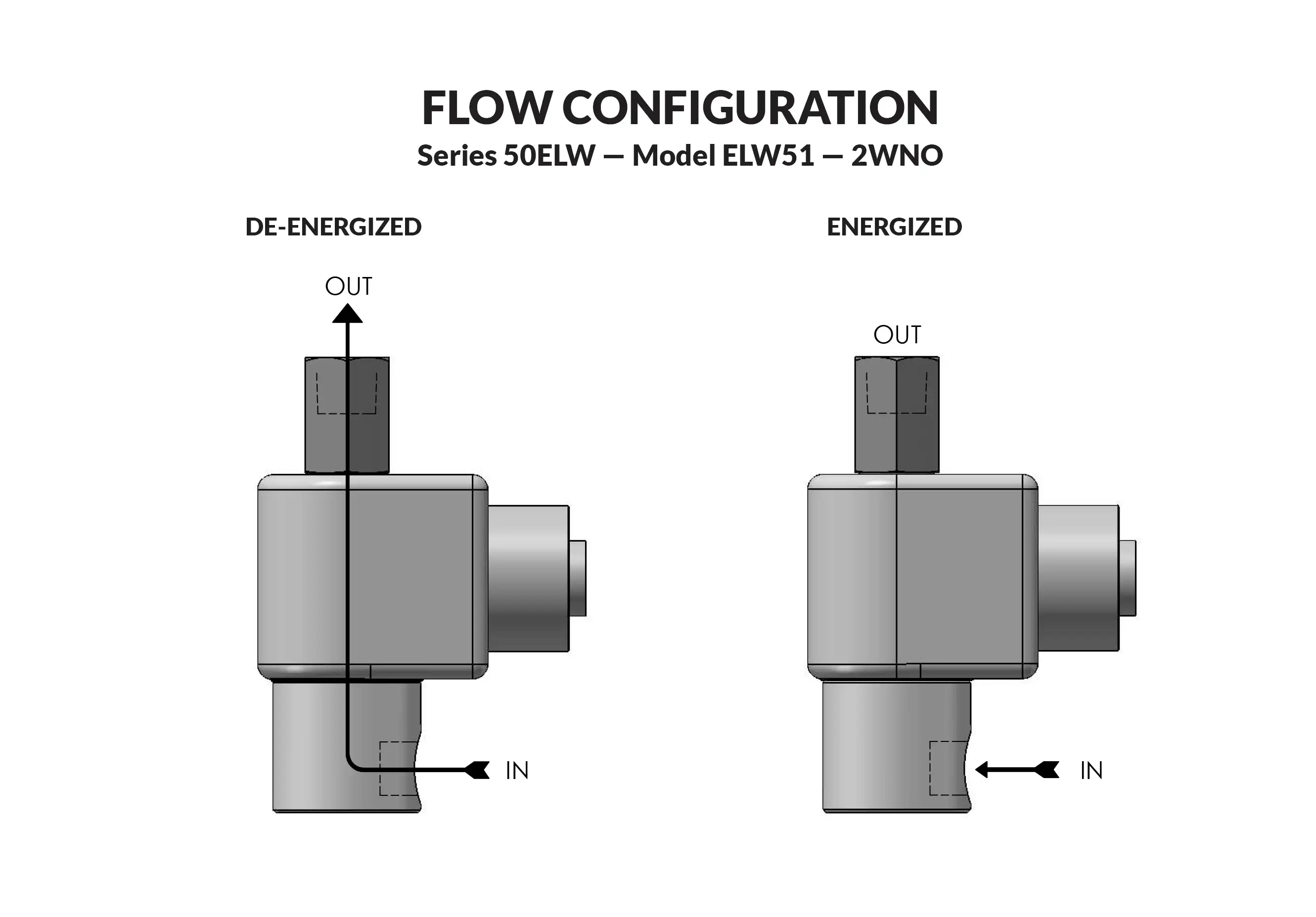 Series 50 ELW Model ELW51 flow diagram