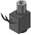 Technical drawing — MODEL O151 2WNO MOLDED COIL WITH LEADS