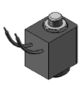 Technical drawing — MODEL O152 2WNC MOLDED WITH LEADS