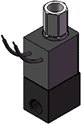 Technical drawing — 3W PIPED EXHAUST MOLDED WITH LEADS