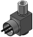 Technical drawing — MODEL O154 3WNO CONDUIT CONNECTION