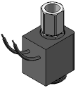 Technical drawing — MODEL O155 3-WAY DIRECTIONAL CONTROL MOLDED LEADS