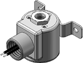 Technical drawing — MODEL O23 3WNC EXHAUST TO ATMOSPHERE CONDUIT/BRACKET CONNECTION
