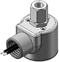 Technical drawing — MODEL O25 3-WAY DIRECTIONAL CONTROL CONDUIT CONNECTION