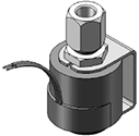 Technical drawing — MODEL O25 3-WAY DIRECTIONAL CONTROL MOLDED COIL WITH YOKE