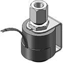 Technical drawing — MODEL O26 3-WAY MULTI-PURPOSE MOLDED COIL WITH YOKE