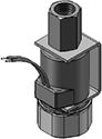 Technical drawing — MODEL 54 YOKE LEADS STUD MNT