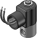 Technical drawing — BODY OPTION "O" 2WNC CONDUIT CONNECTION