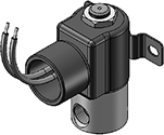 Technical drawing — 2WNC CONDUIT/BRACKET CONNECTION