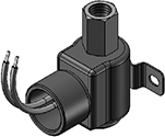 Technical drawing — MODEL OLW53 3WNC PIPED EXHAUST CONDUIT/BRACKET CONNECTION