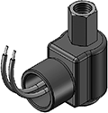 Technical drawing — MODEL OLW53 3WNC PIPED EXHAUST CONDUIT CONNECTION