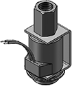 Technical drawing — MODEL OLW53 3WNC PIPED EXHAUST YOKE WITH LEADS