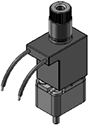 Technical drawing — 2WNO MOLDED LEADS COIL MANIFOLD MOUNT PLASTIC BODY