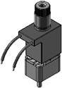 Technical drawing — 3WNO PIPED EXHAUST MOLDED LEADS COIL MANIFOLD MOUNT PLASTIC BODY