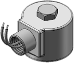 Technical drawing — MODEL O72 2WNC CONDUIT CONNECTION