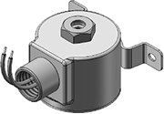 Technical drawing — MODEL O73 3WNC EXHAUST TO ATMOSPHERE CONDUIT/BRACKET CONNECTION
