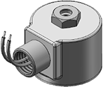 Technical drawing — MODEL O73 3WNC EXHAUST TO ATMOSPHERE CONDUIT CONNECTION