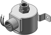 Technical drawing — MODEL O73 3WNC PIPED EXHAUST CONDUIT/BRACKET CONNECTION