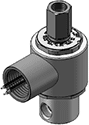 Technical drawing — MODEL ELL53 3WNC PIPED EXHAUST EXPLOSION PROOF