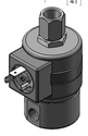 Technical drawing — SERIES 20 MODEL 23 1/8-27 NPT 3WNC PIPED EXHAUST MAGNETIC LATCHING COIL