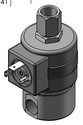 Technical drawing — SERIES 20 MODEL 25 BODY OPTION "R" 3-WAY DIRECTIONAL CONTROL MAGNETIC LATCHING COIL