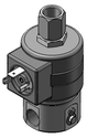 Technical drawing — SERIES 20 MODEL 25 METERING 3-WAY DIRECTIONAL CONTROL MAGNETIC LATCHING COIL