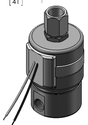 Technical drawing — SERIES 20 MODEL 25 BODY OPTION "O" 3-WAY DIRECTIONAL CONTROL MAGNETIC LATCHING COIL WITH LEADS