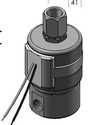 Technical drawing — SERIES 20 MODEL 26 1/8-27 NPT 3-WAY MULTI-PURPOSE MAGNETIC LATCHING COIL WITH LEADS