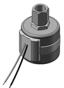 Technical drawing — MODEL O23 3WNC PIPED EXHAUST MAGNETIC LATCHING COIL WITH LEADS