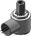 Technical drawing — MODEL OE54 3WNO EXPLOSION PROOF