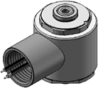 Technical drawing — MODEL OELL53 3WNC EXHAUST TO ATMOSPHERE EXPLOSION PROOF