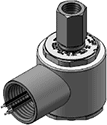 Technical drawing — MODEL OELL53 3WNC PIPED EXHAUST EXPLOSION PROOF