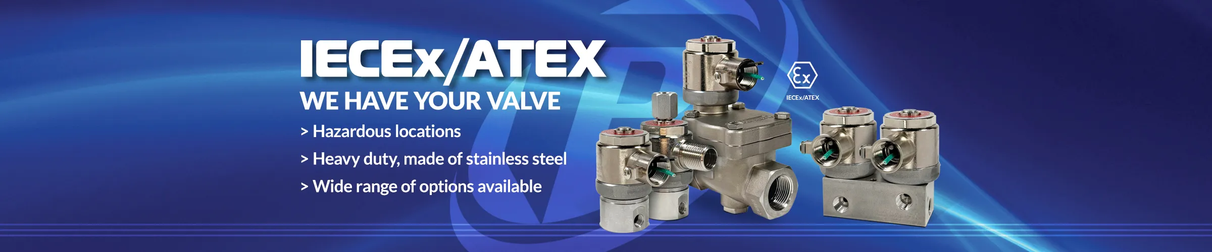 PeterPaul IECEx ATEX valves