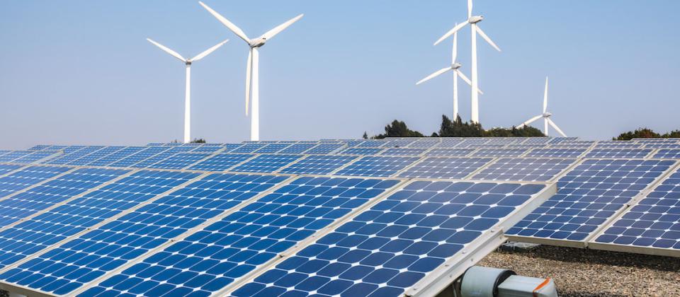 Solar panels — renewable energy market