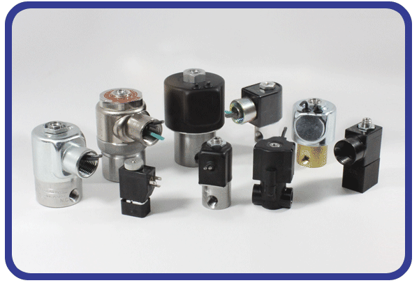 3-Way Normally Closed (e to a) Solenoid Valves